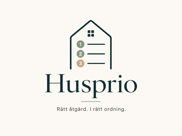 Husprio — Rätt åtgärd. I rätt ordning.